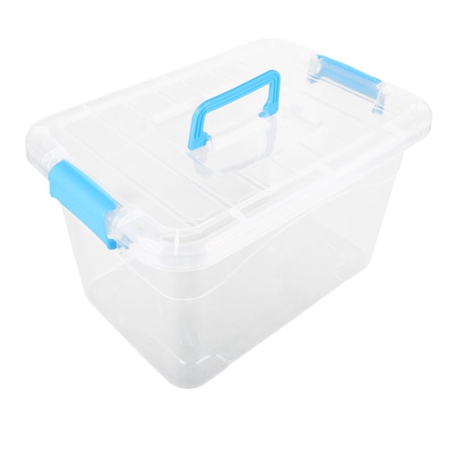 LEEYNEER Portable Sand Tray with Lid Small Plastic Sand Box with Handle Outdoor Sand Tray Portable Sandbox Storage Box Children Toy Sandbox Handheld Sand Tray With Lid