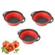 thumbnail image 1 of Filtro plegable que ahorra espacio, bandeja de drenaje de frutas plegable, cesta de drenaje para pasta, verduras y frutas, 3 uds., 1 of 6