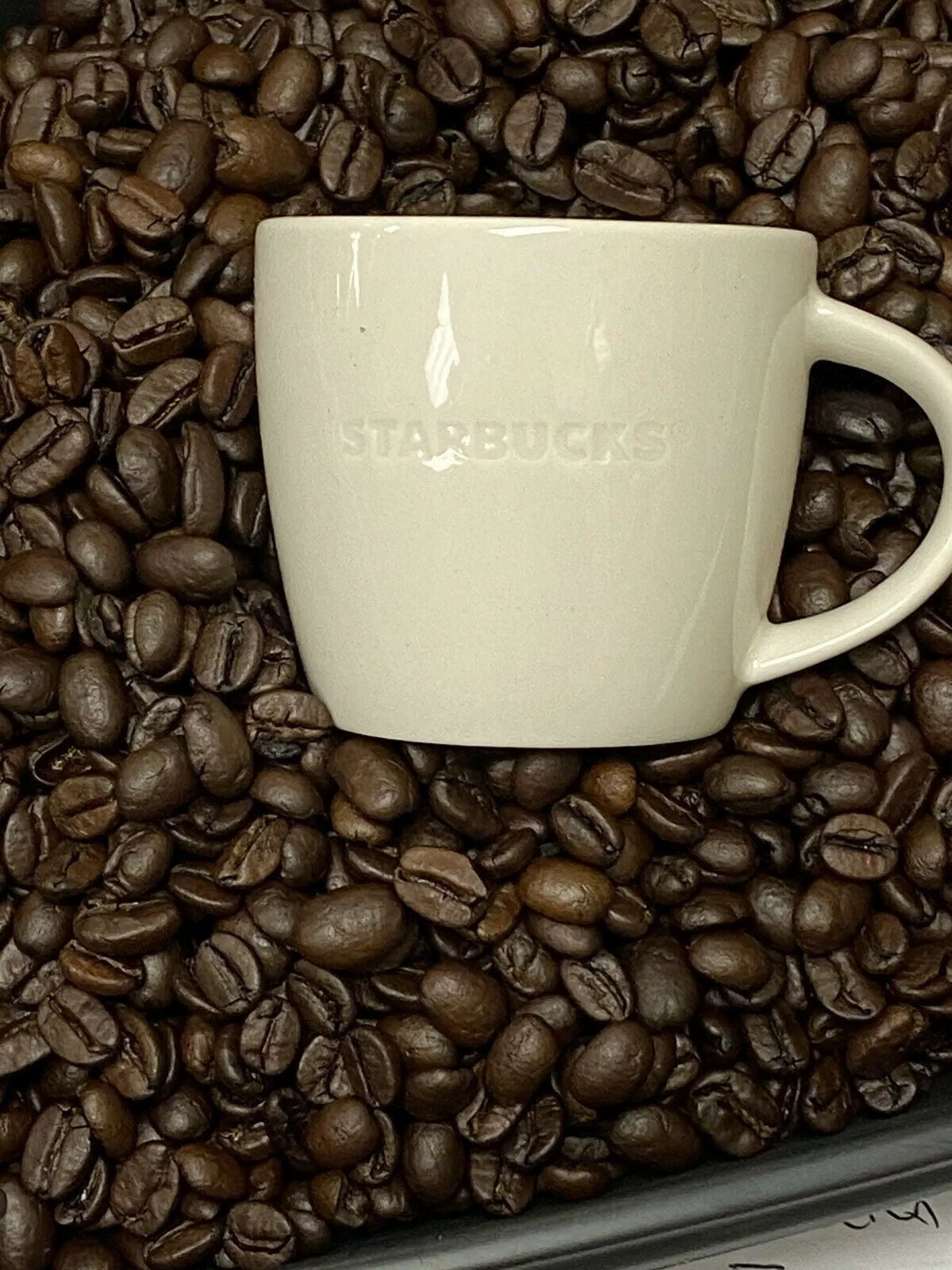 2010 Starbucks Coffee White Etched Espresso 3 oz Cup Cyprus | Ubuy