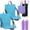 Blue and Purple, variant on 2 Packs Stadium Seats with Back Support Foldable Portable Bleacher Chairs with Adjustable Strap, Bleacher Chair with Back and Cushion for Sport Event, Hiking, Fishing, Camping