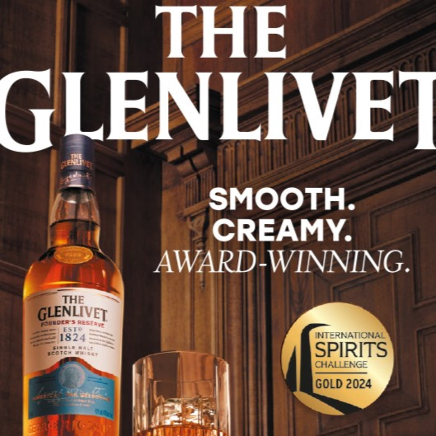 The Glenlivet Founder's Reserve Single Malt Scotch Whisky, 750 ml