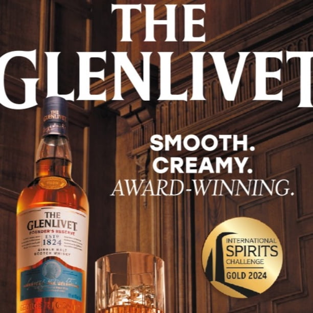 The Glenlivet Founders Reserve Scotch for Office Breakroom