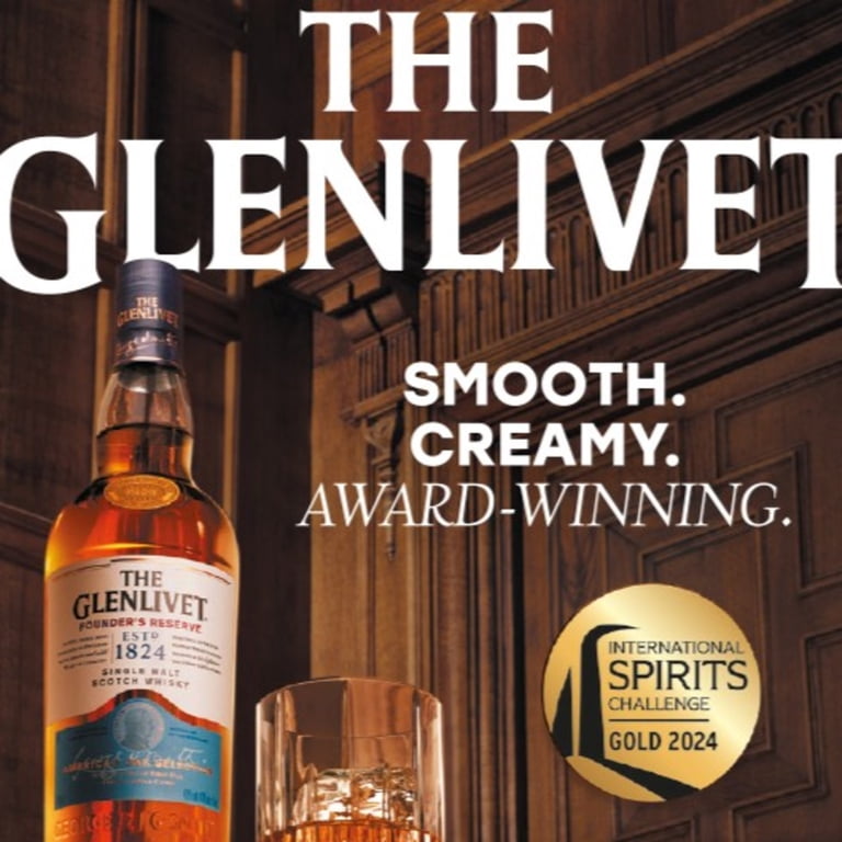 The Glenlivet Founder's Reserve Single Malt Scotch Whisky, 750 ml