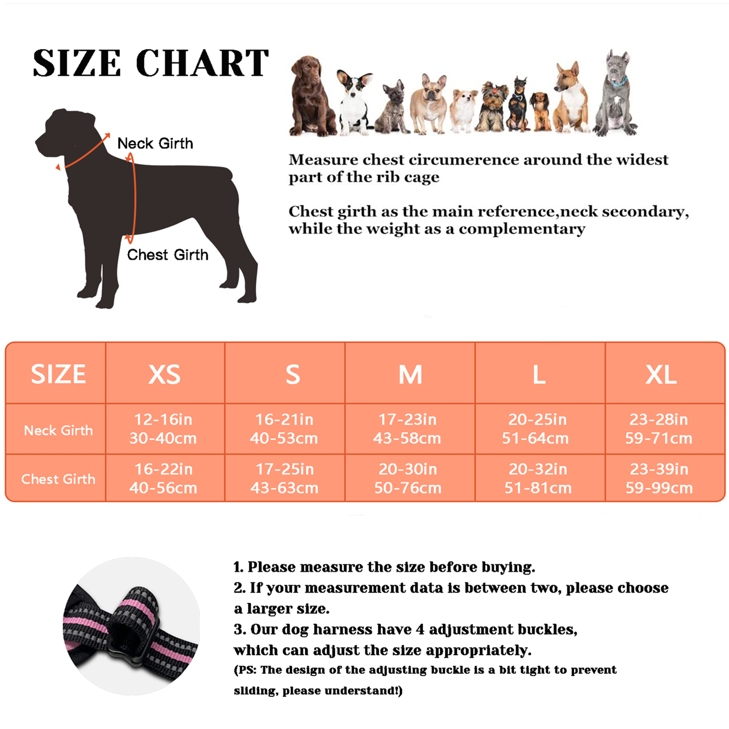 Astarin No-Pull Dog Harness with Handle, Large Black photo 6