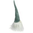 thumbnail image 2 of Northlight Gnome Head with Beard Christmas Decoration - 15" - Green and White, 2 of 4