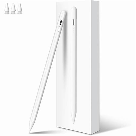 xixishop Pencil for iPad 2018-2025, 13 Minutes Fast Charging, Palm Rejection, Tilt Sensitivity, Stylus Pen Compatible with Apple iPad Pro 11"/12.9"/13", Air 3-5/M2/M3, Mini 5/6, i-Pad 6-11