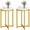 Gold-A, variant on Baxluxe Round Gold Side Table with Storage Shelves, Set of 2 Faux Marble End Table, 3 Legged Accent Coffee Table Nightstand, Metal Frame Small Table, Living Room Table for Small Space, White+Gold