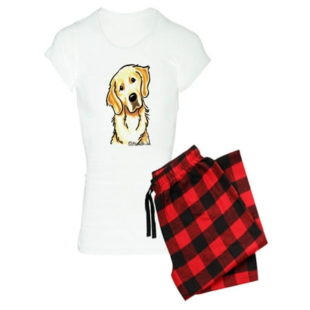 

CafePress - Golden Retriever Portrait - Women s Light Pajamas