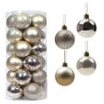 thumbnail image 6 of Holloyiver 24pcs Christmas Balls Ornaments for Xmas Tree Shatterproof Christmas Tree Hanging Balls Decoration for Holiday Party Baubles Set with Hang Rope 1.57"(40mm), 6 of 7