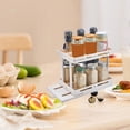 thumbnail image 4 of p>Rack d'Épices Rotatif, Épice 2 Niveaux Stable Robuste pour la Cuisine/p>, 4 of 7