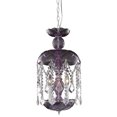 thumbnail image 1 of Elegant Lighting Rococo 11" 3 Light Royal Crystal Pendant Lamp, 1 of 1