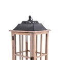 thumbnail image 3 of Better Homes & Gardens Rustic Wood Candle Holder Lantern, Large, 3 of 5