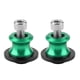 thumbnail image 5 of 2 deslizadores de carrete de brazo oscilante trasero CNC para motocicleta de 8 mm (verde), 5 of 9