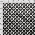 thumbnail image 3 of oneOone Cotton Silk Black Fabric Check Dress Material Fabric Print Fabric By The Yard 42 Inch Wide, 3 of 4