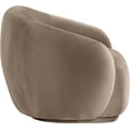 thumbnail image 4 of Meridian Furniture Emery Taupe Velvet Chair, 4 of 9