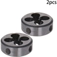 thumbnail image 3 of HUGFEGWE 2 Pcs 3/8-16 Moules Ronds, Filetage à Droite, Outils en Alliage Acier CJB91-23426, 3 of 6