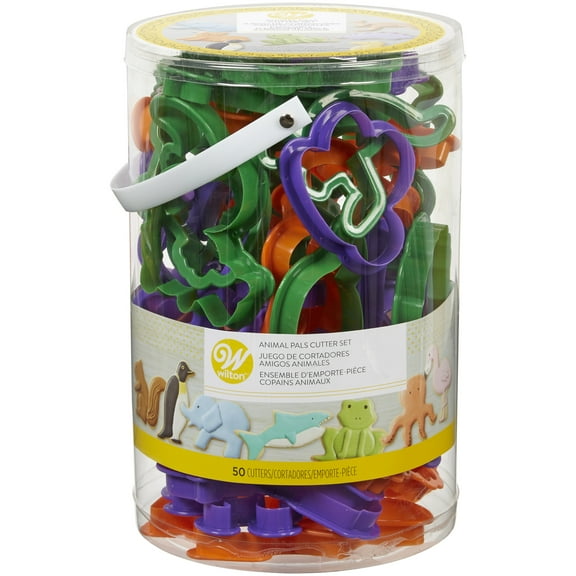 Wilton Animal Cookie Cutter Set, 50-Piece