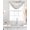 White Light Gray Yellow, variant on Abstract White Gold Sheer Waterfall Valance Curtains for Window, Simple Marble Geometric Rod Pocket Sheer Topper Swag Curtains for Living Room, Kitchen 38.5"W x 47.2"L, 1 Panel