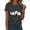 Grey, variant on Gunia Halloween T Shirt Women Cotton Ghost Graphic Print Short Sleeve Crew Neck Casual Holiday Tops Tee Shirts Army Green S-2Xl