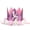 A, variant on Sparkling Half Birthday Crown Hair Clip for Girls Sequin Kids Hair Accessory for Party Celebrations & Dress-Up Play