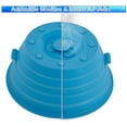 thumbnail image 4 of 5 Star Super Deals Collapsible Silicone Magnetic Anti-Splatter Microwave Cover 2 Count, 4 of 9