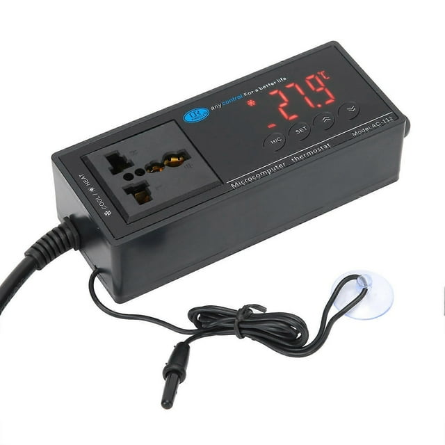 Digital Temperature Controller Thermostat for Reptile Incubator Greenhouse AquariumEU Plug 220V