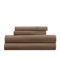 thumbnail image 3 of Super Soft Wrinkle Resistant Bed Sheets Set, Twin 3-Piece Solid in Taupe Brown by Comfort Canopy, 3 of 12