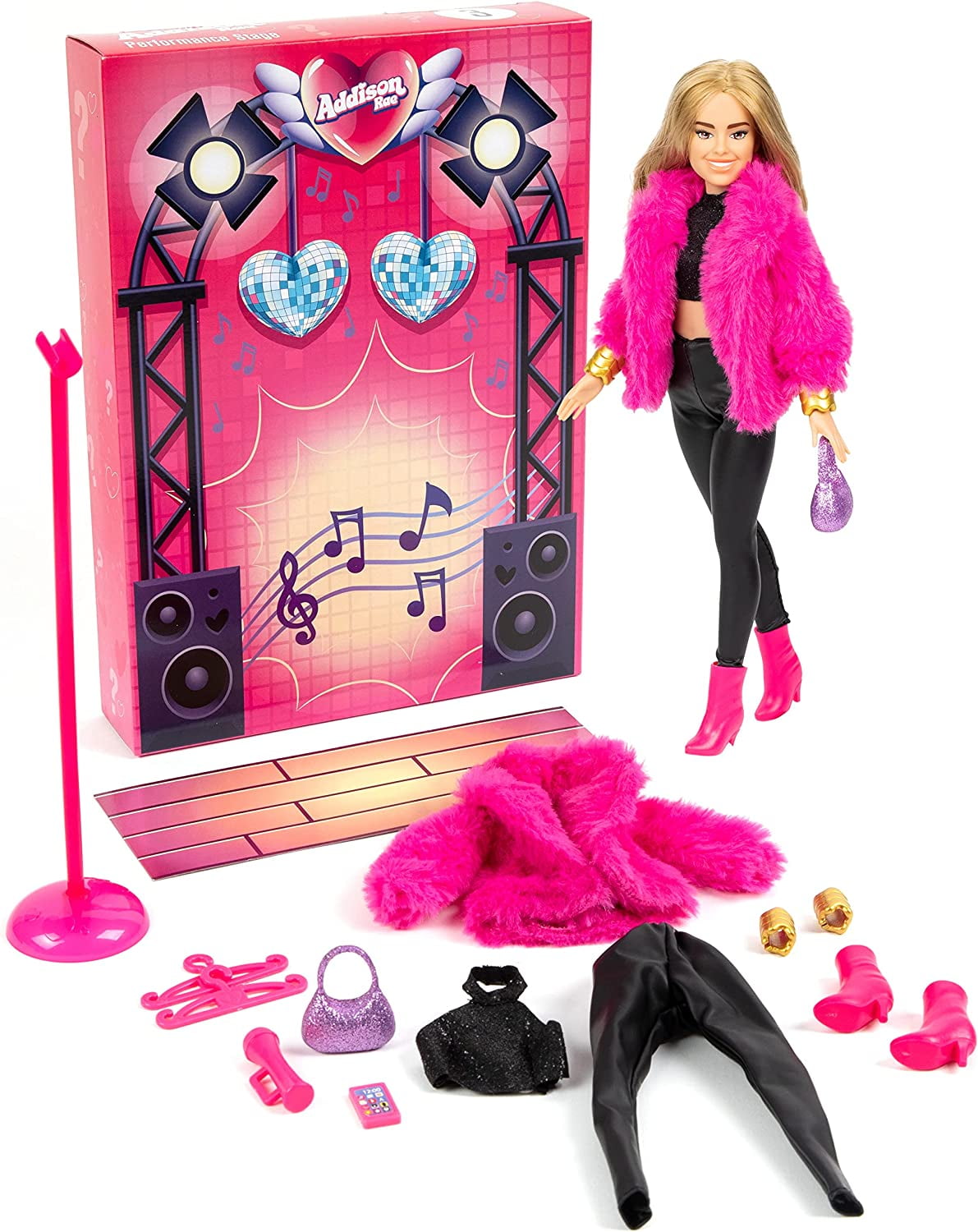 Addison Rae Ultimate Mystery Surprise Set with Exclusive Fashion Doll and over 60 Surprises, Assembled 12 inch