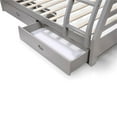 thumbnail image 4 of Furniture of America Tomi Wood Twin over Full Storage Bunk Bed in Gray, 4 of 6