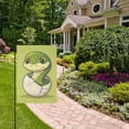 thumbnail image 5 of Cute Snake in Eggshell Garden Flag 12X18 Double Sided Yard Flags for Outside Outdoor All Seasonal Decoration, 5 of 6