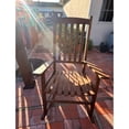 thumbnail image 2 of Outdoor Rocking Chair Patio Rocker Brown, 2 of 9