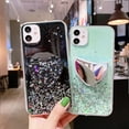 thumbnail image 4 of Compatible with iPhone 14 Pro Max Bling Heart-Shaped Mirror Case Sparkle Makeup Glitter Luxury Protection Shockproof Cover for Women Girls Who Love Beauty, 4 of 5