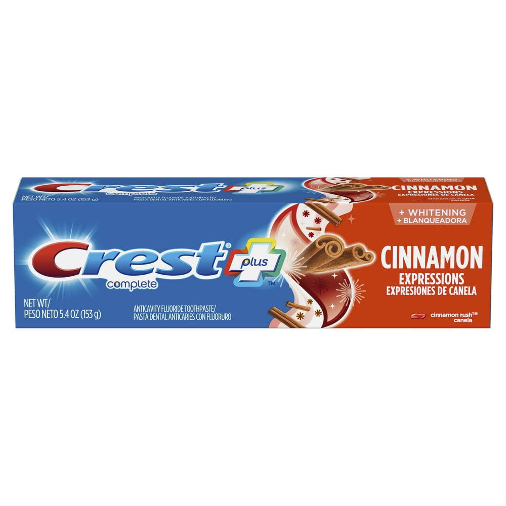 Crest Complete Plus Cinnamon Expressions Toothpaste, 5.4 oz