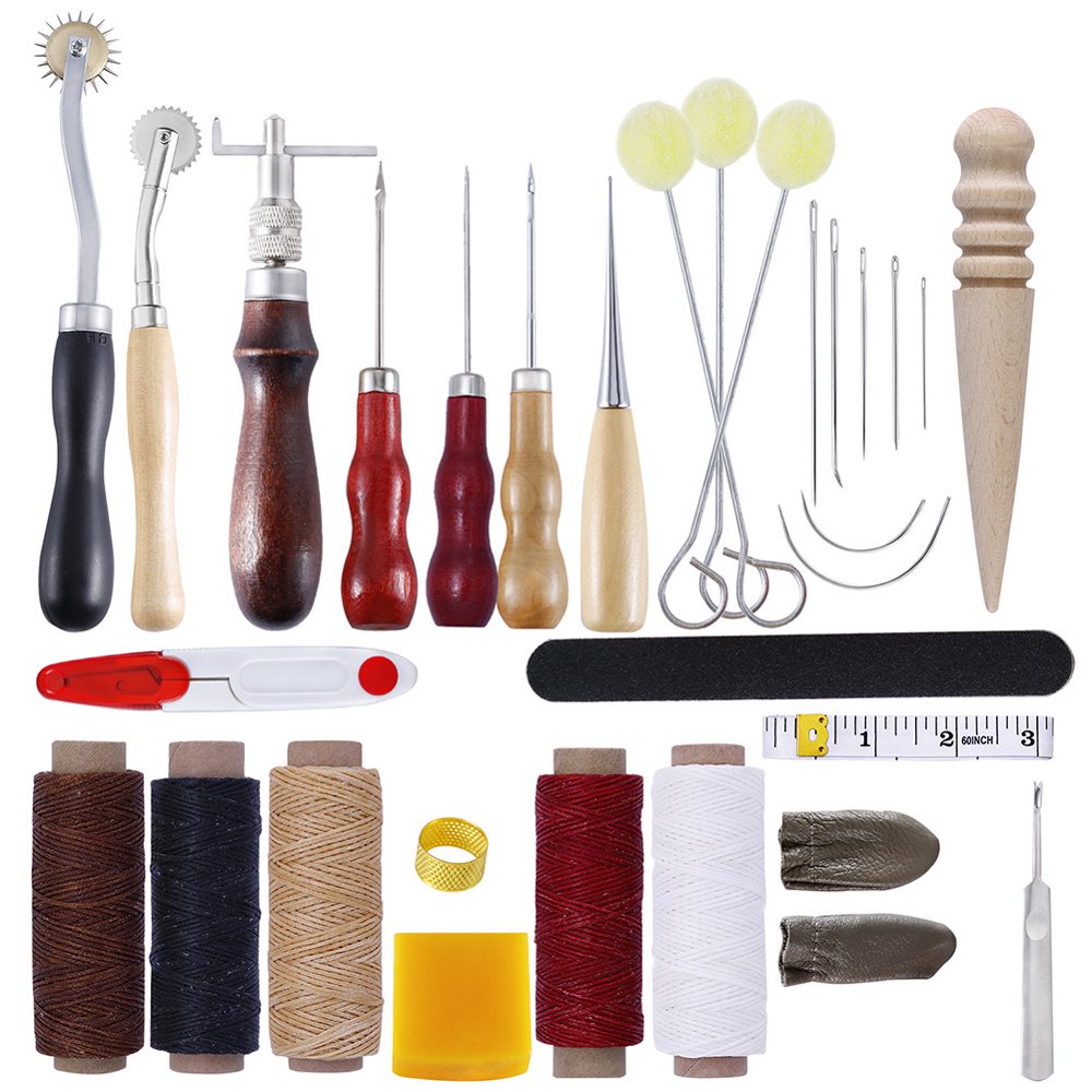 31pcs Professional DIY Handicraft Tool Kit DIY Sewing Tools Leather