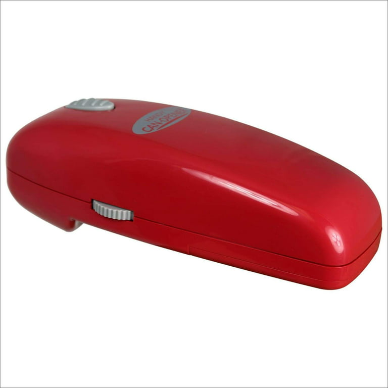 Handy Can Opener RED Automatic One Touch Battery Operated