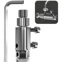 Broken Pipe Extractor Tool, Heavy-Duty Faucet & Valve Removal Set for 1/2" –1" Pipes, Stripped Screw and Rusted Bolt Extractor Kit, Silver