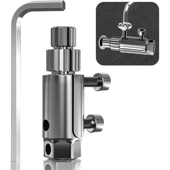 Broken Pipe Extractor Tool, Heavy-Duty Faucet & Valve Removal Set for 1/2" –1" Pipes, Stripped Screw and Rusted Bolt Extractor Kit, Silver