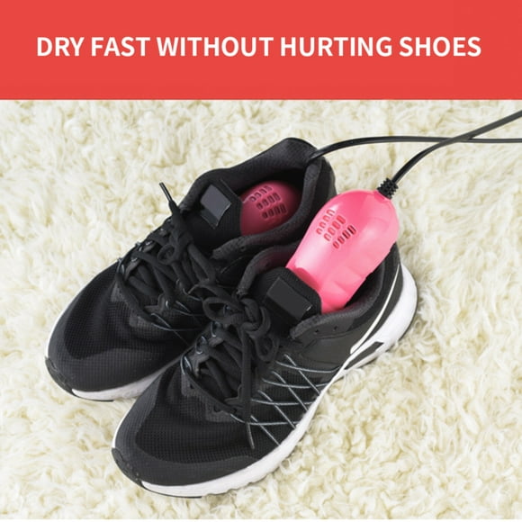 ziyahihome Chaussures Sèche-Chaussures Électriques Portables Chauffe-Chaussures Imperméable à l'Humidité Hiver Outil de Séchage des Pieds, Nous Plug 110V, Rouge