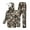 Army Green Camouflage, variant on iCreek Rain Suit Jacket & Trouser Suit Raincoat for Men & Women Outdoor All-Sport Waterproof Breathable Anti-storm (M,Orange)