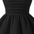 thumbnail image 3 of Girls Summer Dress Off Shoulder Flutter Sleeve Midi Swing Dresses (Black 12 Years), 3 of 8