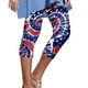 thumbnail image 1 of Gibobby Leggings Mujer Leggings para mujer Leggings con estampado cintura alta para mujer Medias atléticas Pantalones cortos entrenamiento yoga（Azul marino， XXL), 1 of 5