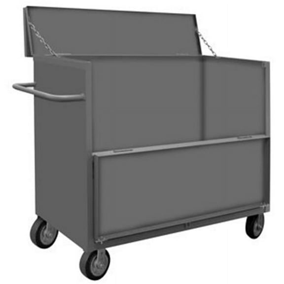 Durham 3STDGT-SM3060-6MR-95 46 in. 3 Sided Truck, Gray - 2000 lbs