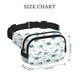 thumbnail image 4 of Balery Sea Turtle Mochila Cinturón para Mujeres y Hombres, Bolsa de Cintura Impermeable de Doble Capa con Correa, 4 of 9