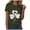 AG, variant on Women's St Patrick's Day T-Shirt Lucky Irish Shamrock Graphic Tees Tops (Navy, L)