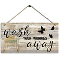 thumbnail image 5 of MUCHENGGIFT Bathroom Wall Decor Funny Bathroom Wall Art, 5 of 7