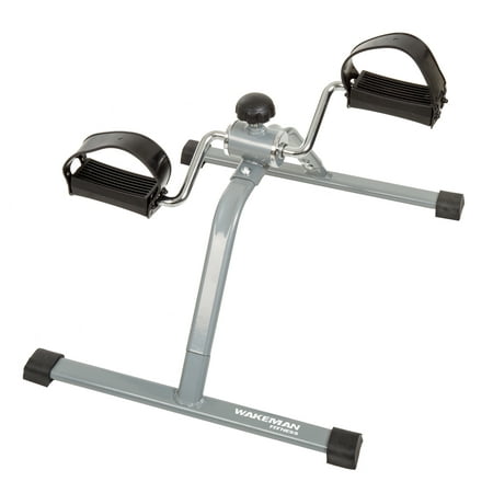 Portable Fitness Pedal Stationary Under Desk Indoor Exercise Machine Bike for Arms, Legs, Physical Therapy or Calorie Burner by