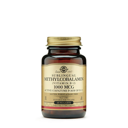 Solgar Methylcobalamin Sublingual Vitamin B12 1000 mcg - 60