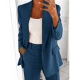 thumbnail image 2 of Tiqkatyck Womens Blazer on Sale, Women's Plus Size Blazer Elegant Summer Fitted Jacket Suit Jacket Business Oversize Spring Thin Transition Jacket Blazer Suit Jacket Women, Navy Blazers for Women XXXL, 2 of 5
