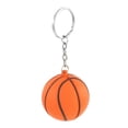 thumbnail image 1 of Porte-clés en Forme de Ballon de Stress Basketball Orange Noir, 1 of 1