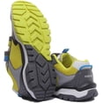 thumbnail image 4 of Geox J Tuono Infant's 2 Strap Hook And Loop Shoes In Grey Lime Size 8, 4 of 6